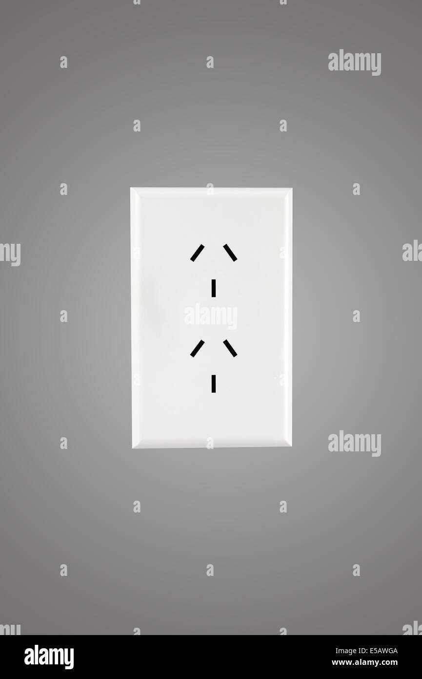 A close up shot of an Australian power outlet Stock Photo Alamy