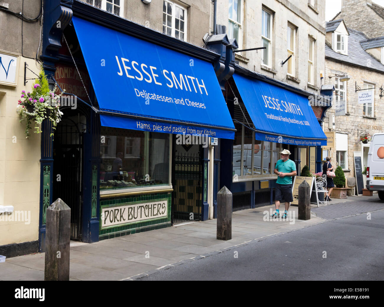 Cirencester, a country town in the Cotswolds Gloucestershire England UK  Jesse Smith Butcher Stock Photo