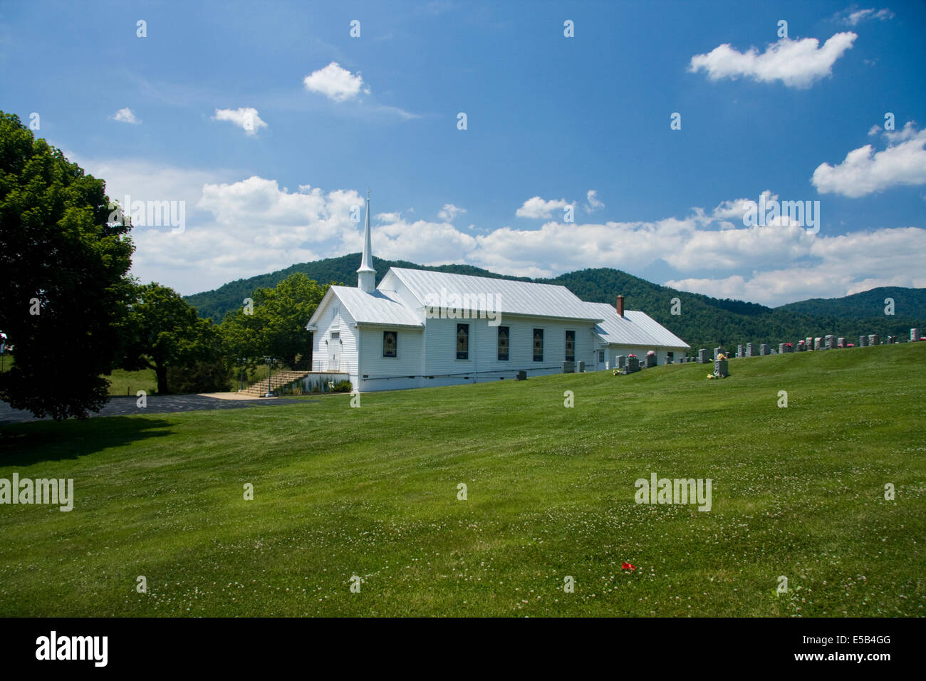 Rural church, Virginia, USA Stock Photo