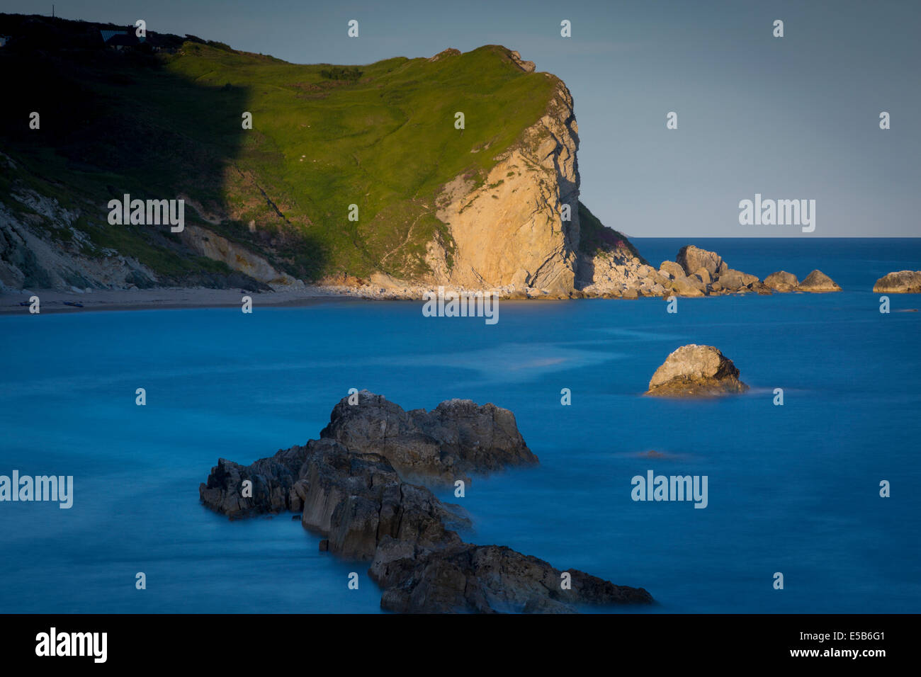 Man O' War Bay near Durdle Door, Jurassic Coast, Dorset, England Stock Photo