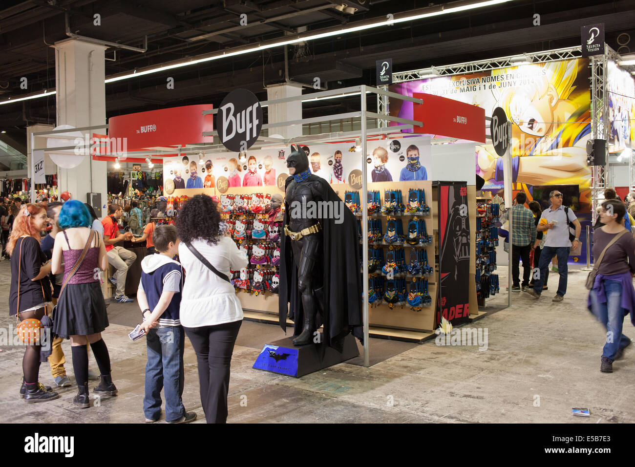 Buff store at 32nd Barcelona International Comic Fair on May 17, 2014 in  Barcelona, Catalonia, Spain Stock Photo - Alamy