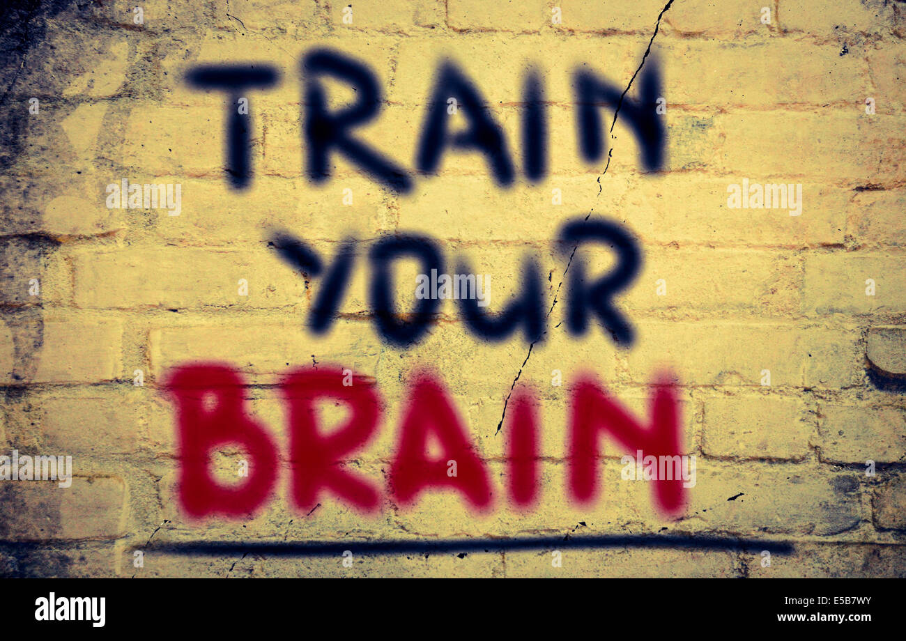 Train Your Brain Concept Stock Photo Alamy