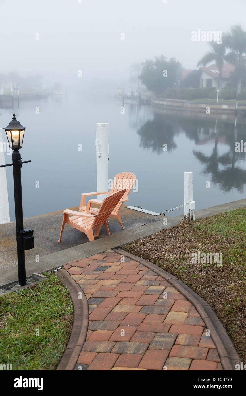 Residential Canal Front Homes, Punta Gorda, FL, USA Stock Photo Alamy