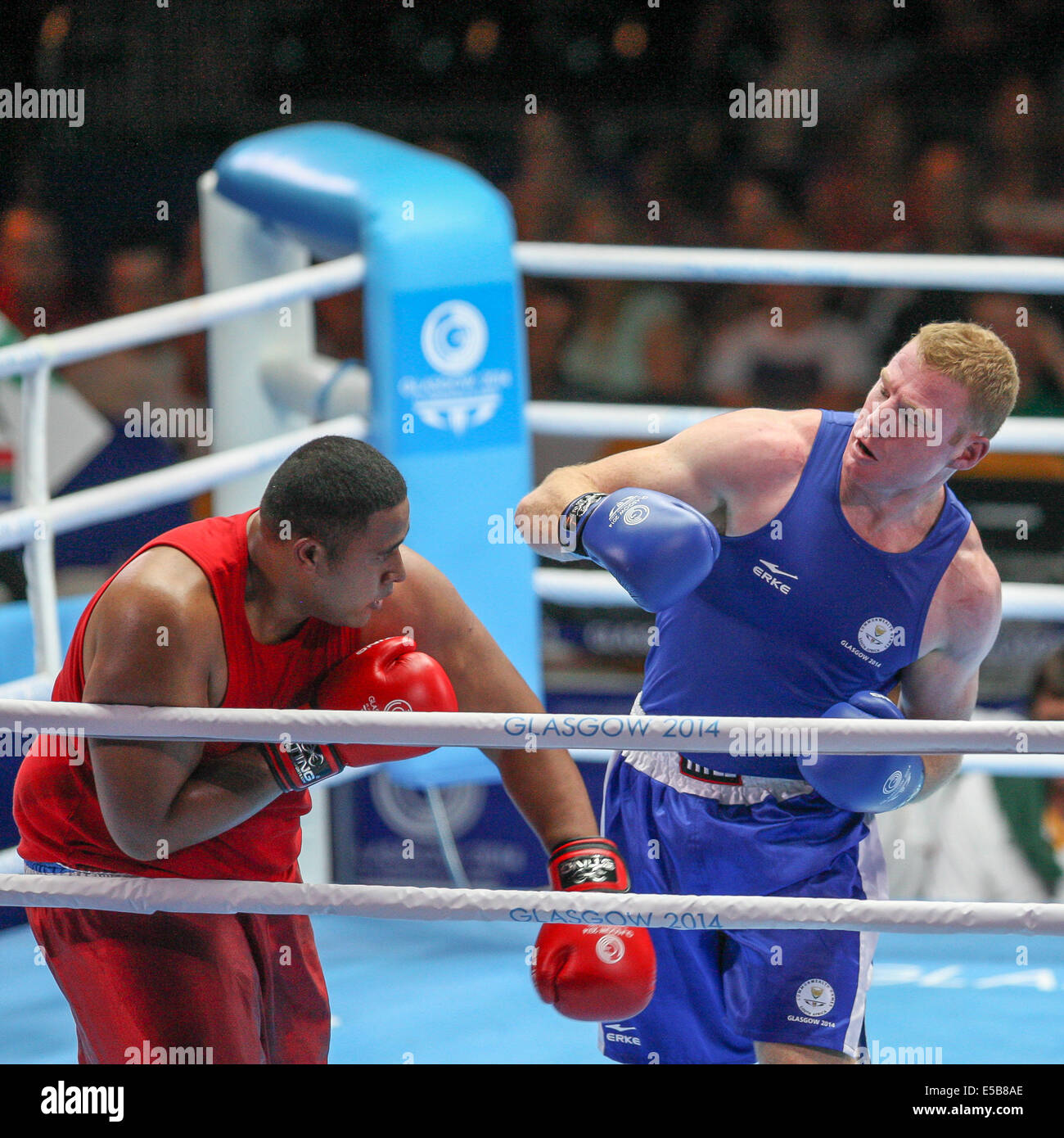 Glasgow, Scotland. 25th July, 2014. Glasgow Commonwealth Games. Boxing