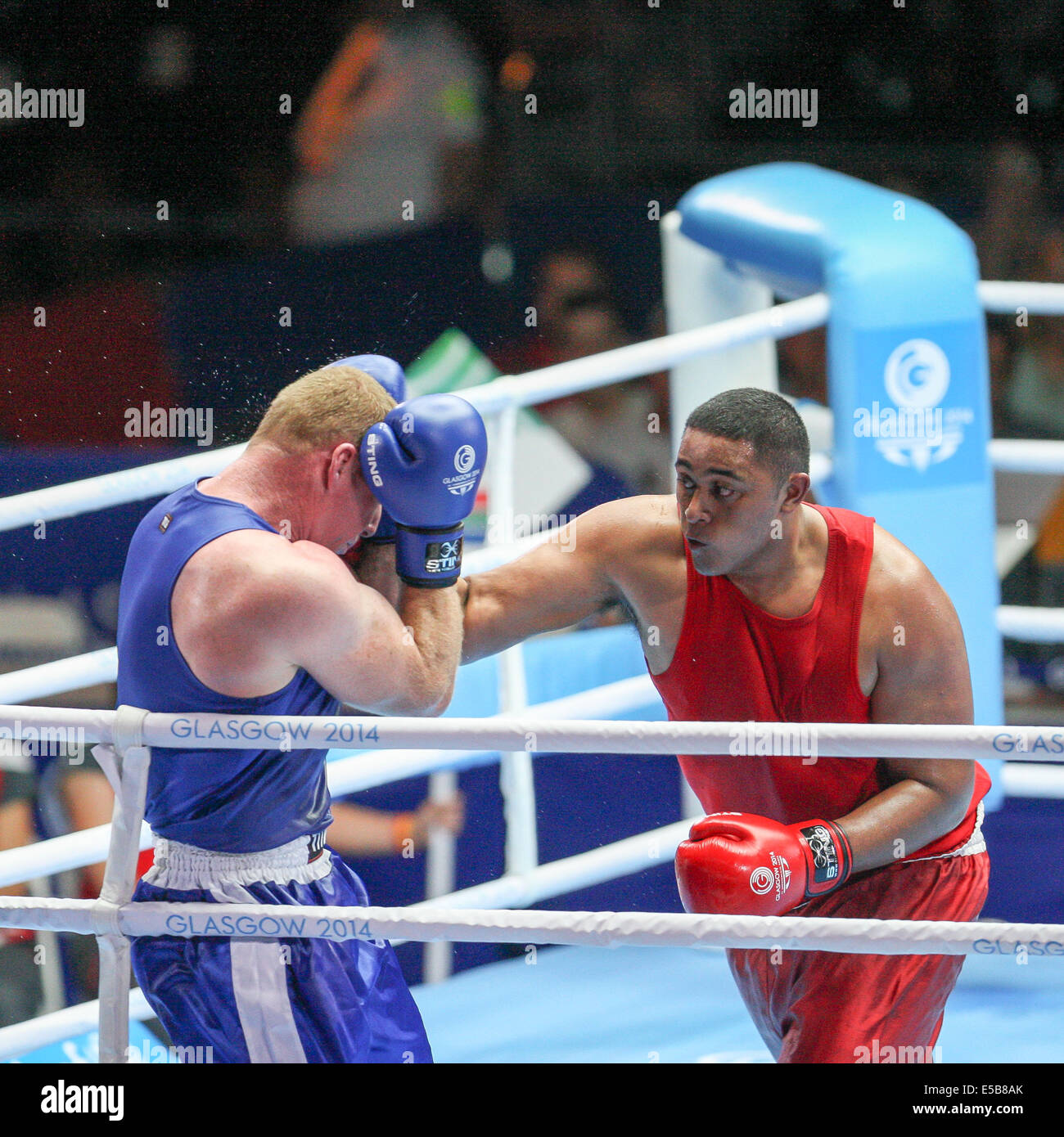 Glasgow, Scotland. 25th July, 2014. Glasgow Commonwealth Games. Boxing