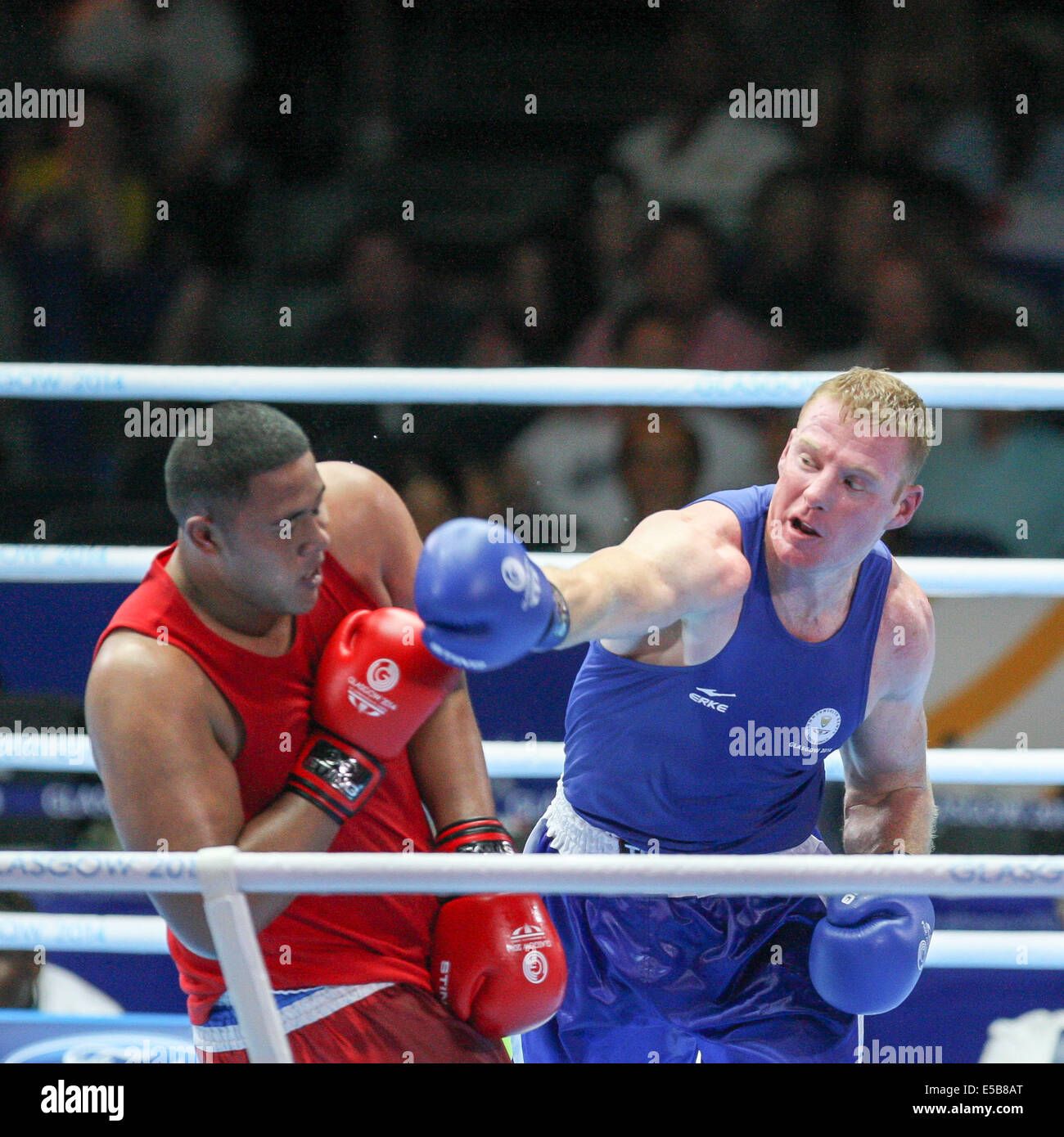 Glasgow, Scotland. 25th July, 2014. Glasgow Commonwealth Games. Boxing