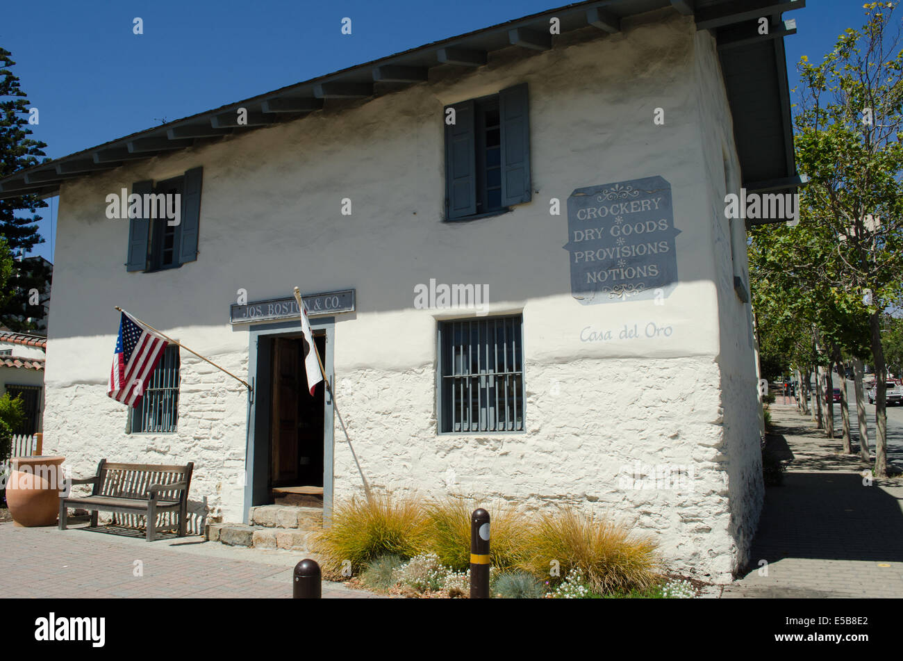 The original Boston store in Monterey State Park, California Stock Photo