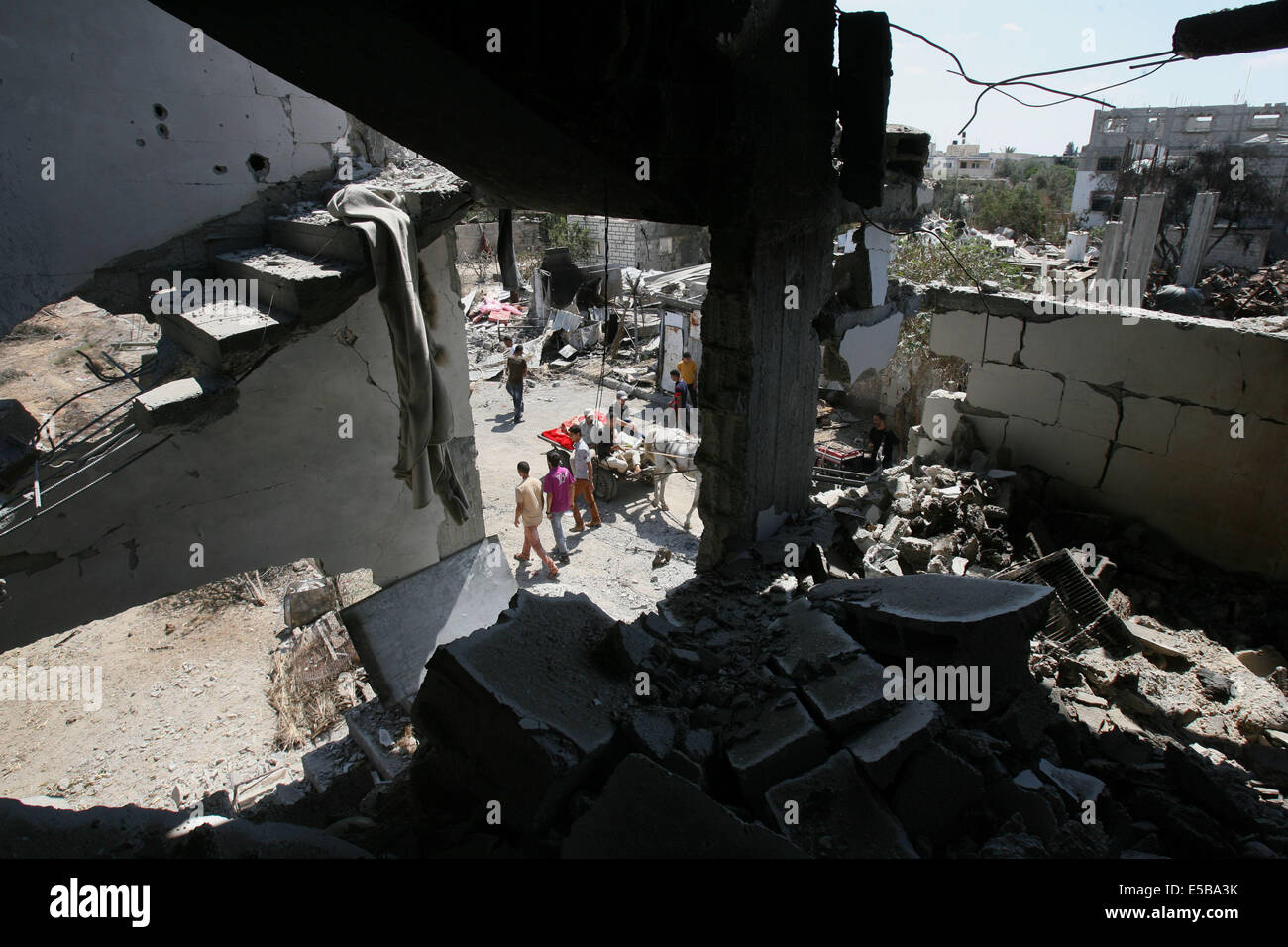 Khan Younis Khan Younis Palestinian Territory 26th July 2014 