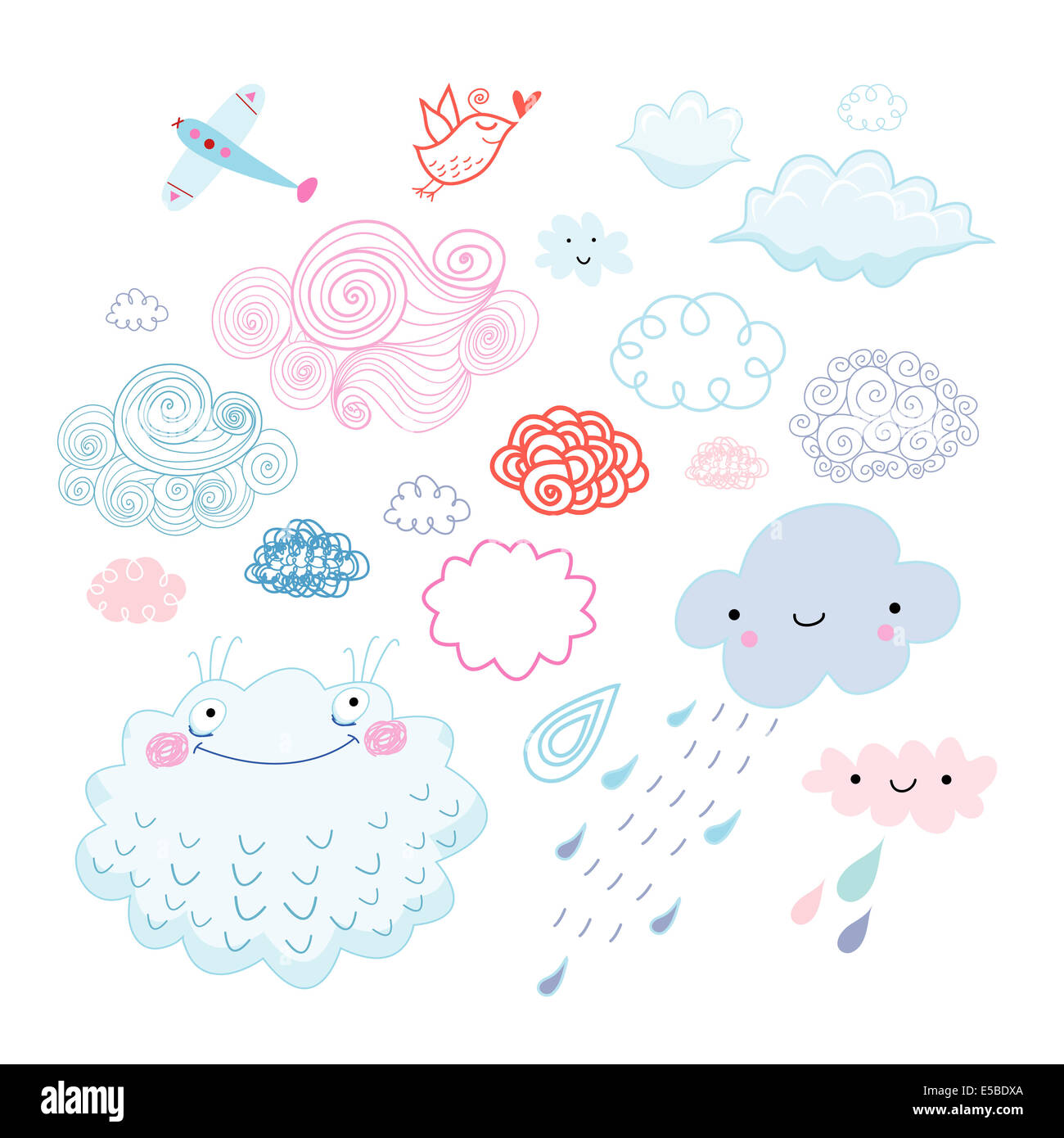 Sky heart clouds Cut Out Stock Images & Pictures - Alamy