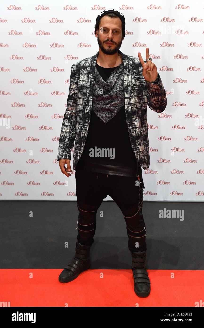 Actor Manuel Cortez attends the fashion fair CPD to the show by s.Oliver in Duesseldorf, Germany, 26 July 2014. Photo: Marius Becker/dpa Stock Photo