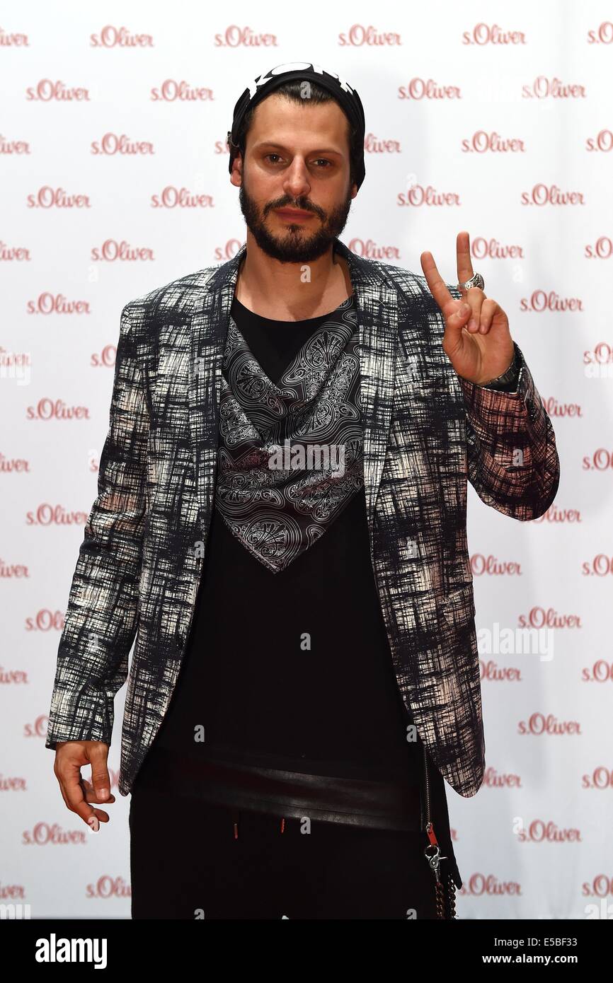 Actor Manuel Cortez attends the fashion fair CPD to the show by s.Oliver in Duesseldorf, Germany, 26 July 2014. Photo: Marius Becker/dpa Stock Photo