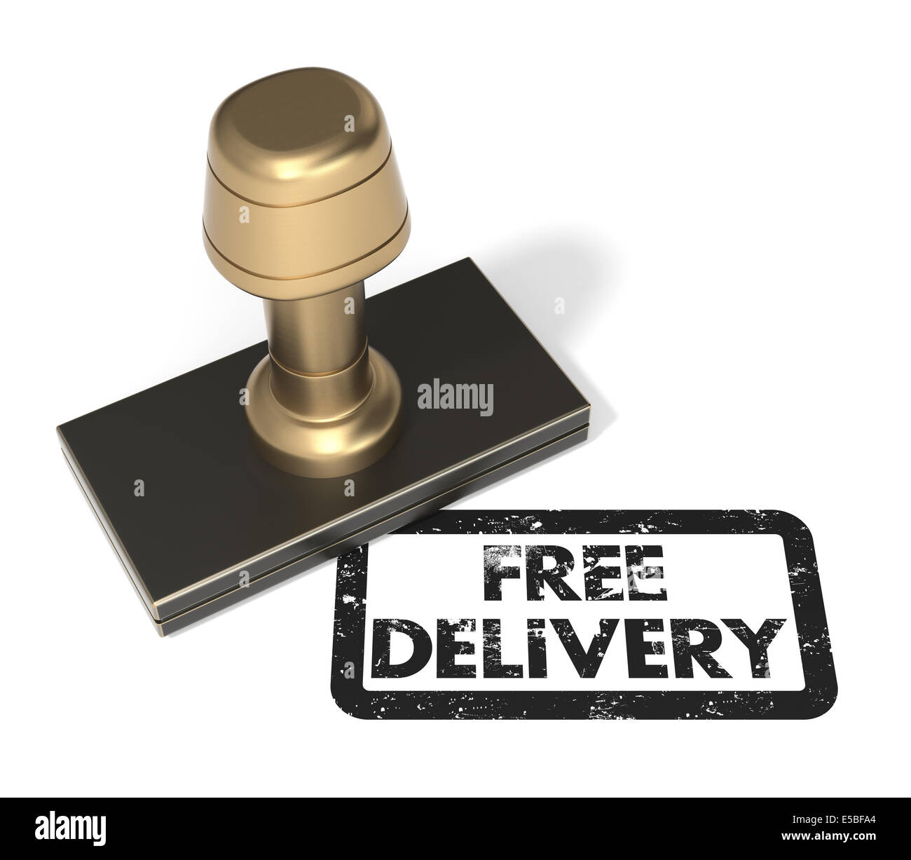 Free Delivery Rubber Stamp Stock Photo Alamy