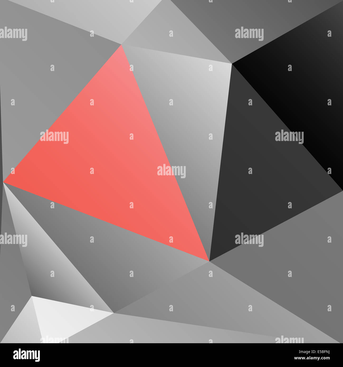 graphic geometric pattern with different triangles Stock Photo - Alamy