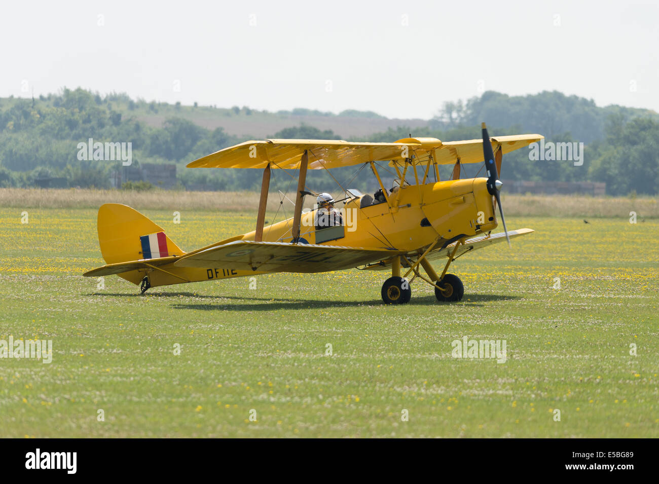 DF 112 De Havilland aircraft at 2014 Duxford Flying Legends Stock Photo