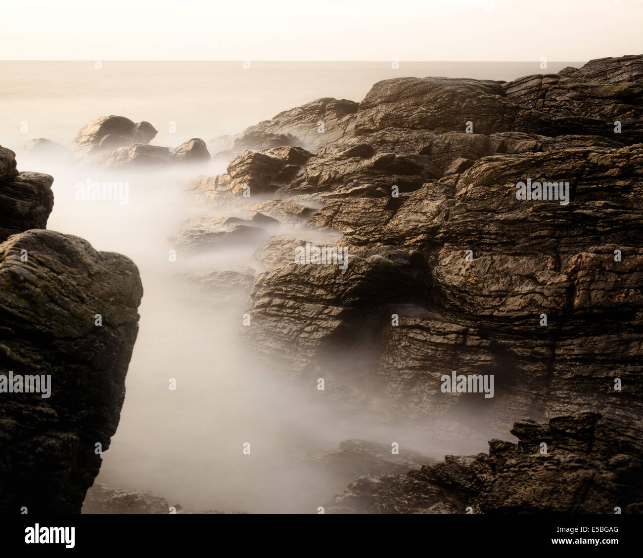 Texture of rock with waves Stock Photo - Alamy