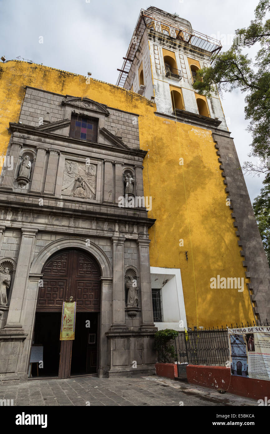 Templo Conventual de San Agustin, built between 1555 and 1612, is located  in Puebla, Mexico Stock Photo - Alamy
