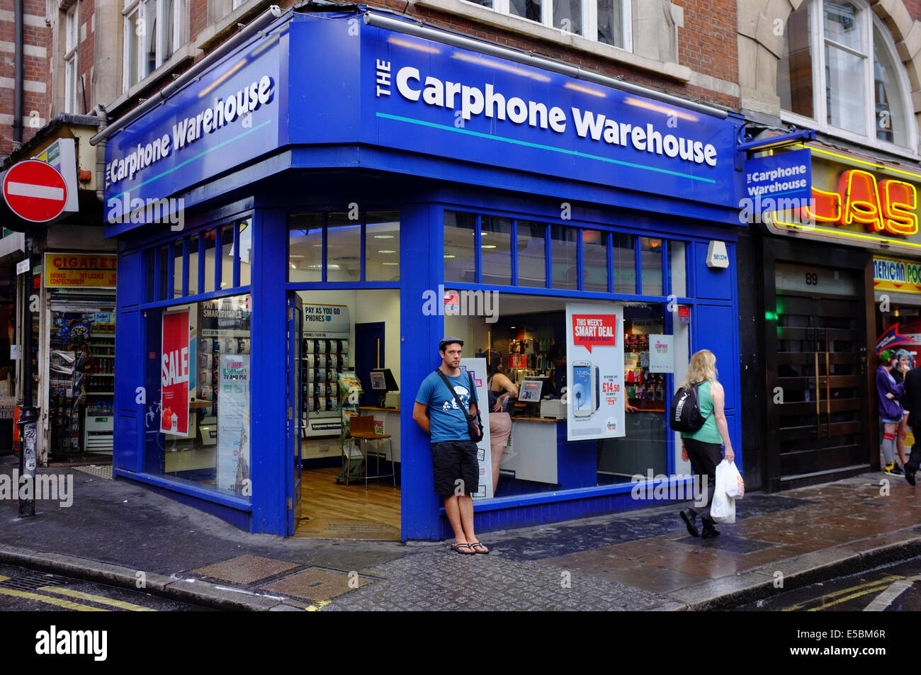 The Carphone Warehouse in London Stock Photo