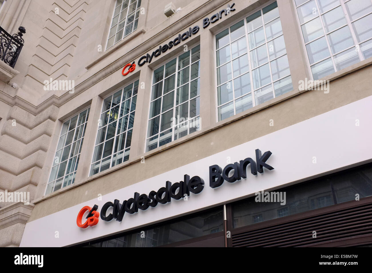 Clydesdale Bank in London Stock Photo Alamy