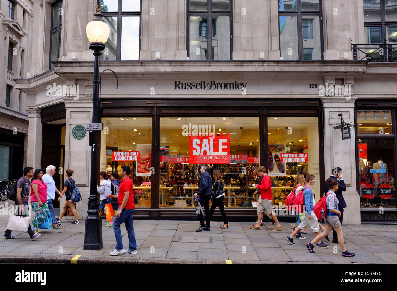 Russell & Bromley shoe shop on Regent Street, London Stock Photo - Alamy
