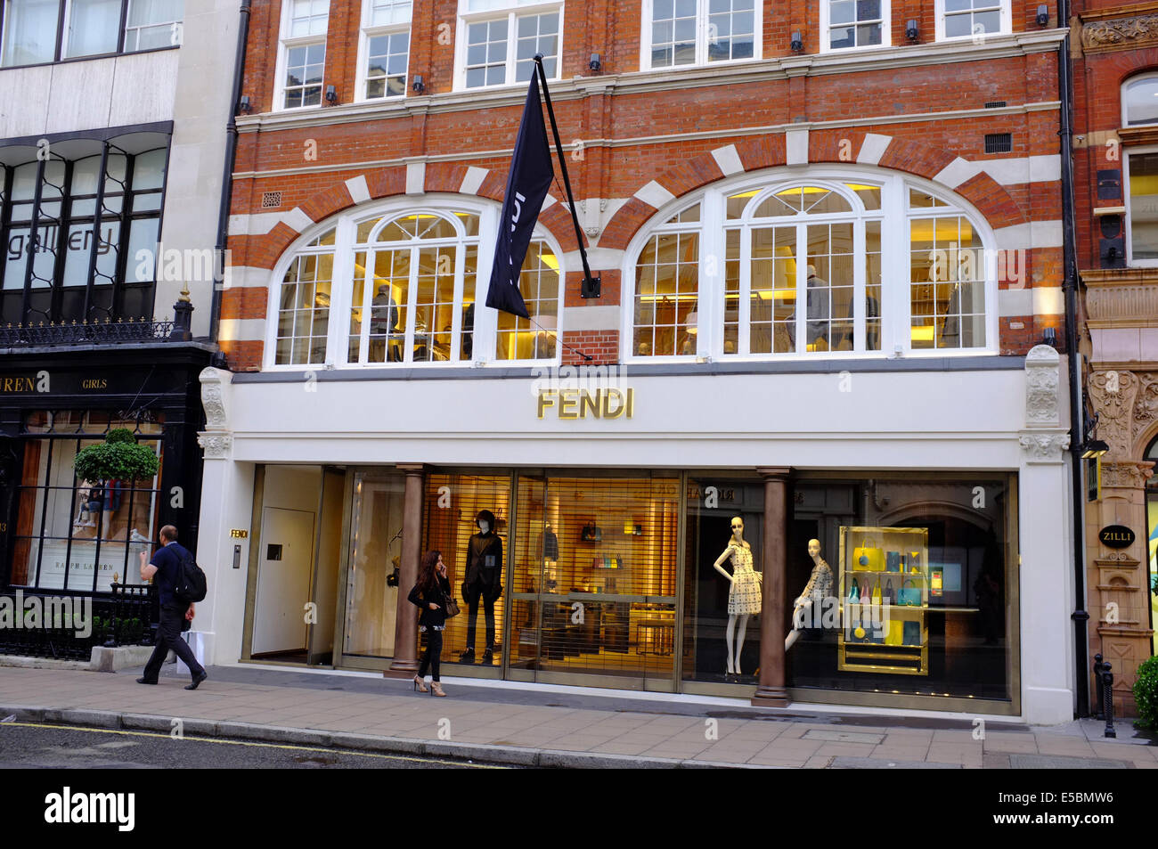 FENDI designer fashion store on Bond Street, London Stock Photo - Alamy