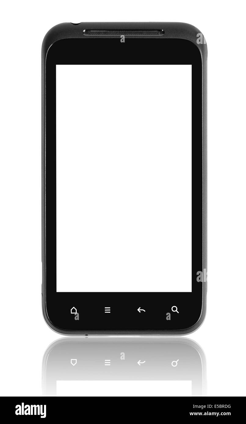 Smartphone blank screen Stock Photo