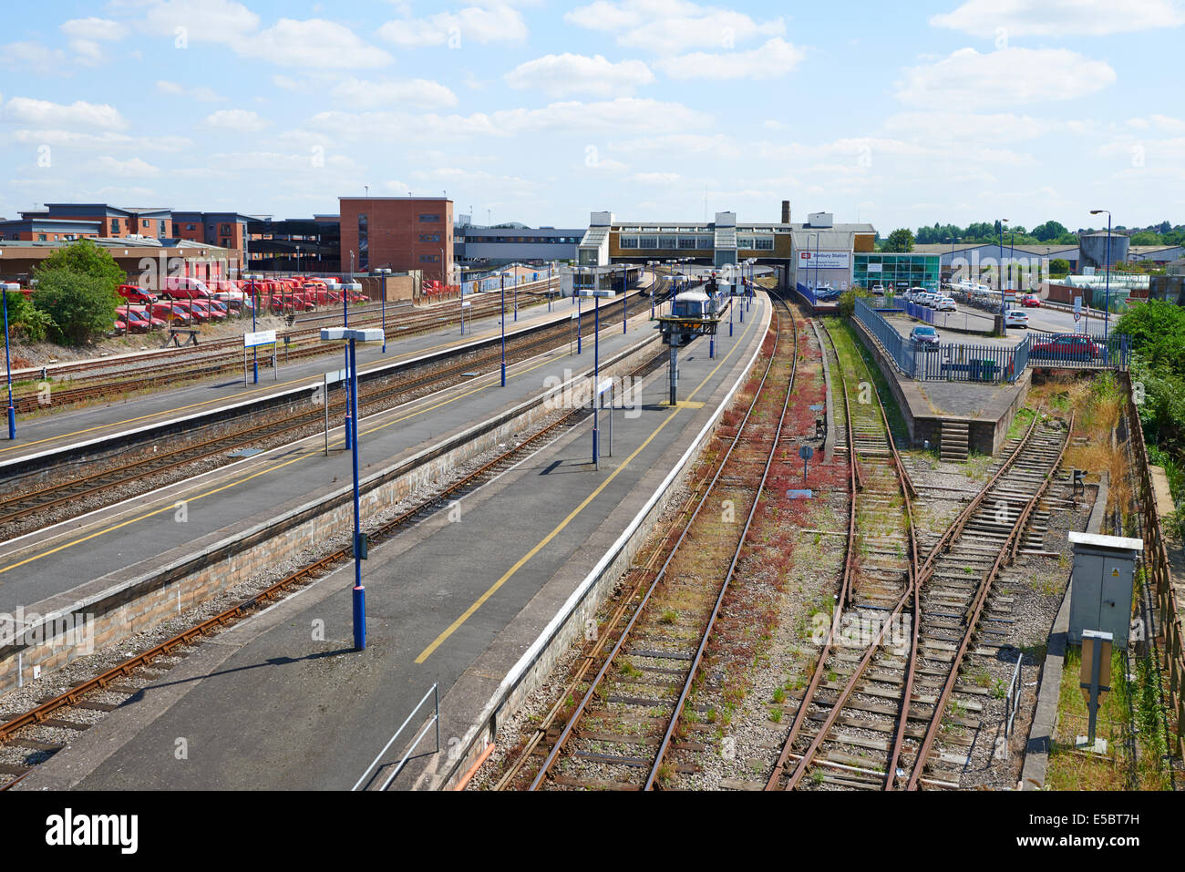 Banbury Railway Station, Station Road Banbury Oxfordshire UK Stock