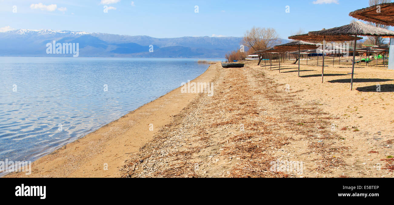 Beach of Dolno Dupeni in Macedonia, near Greece border Stock Photo Alamy