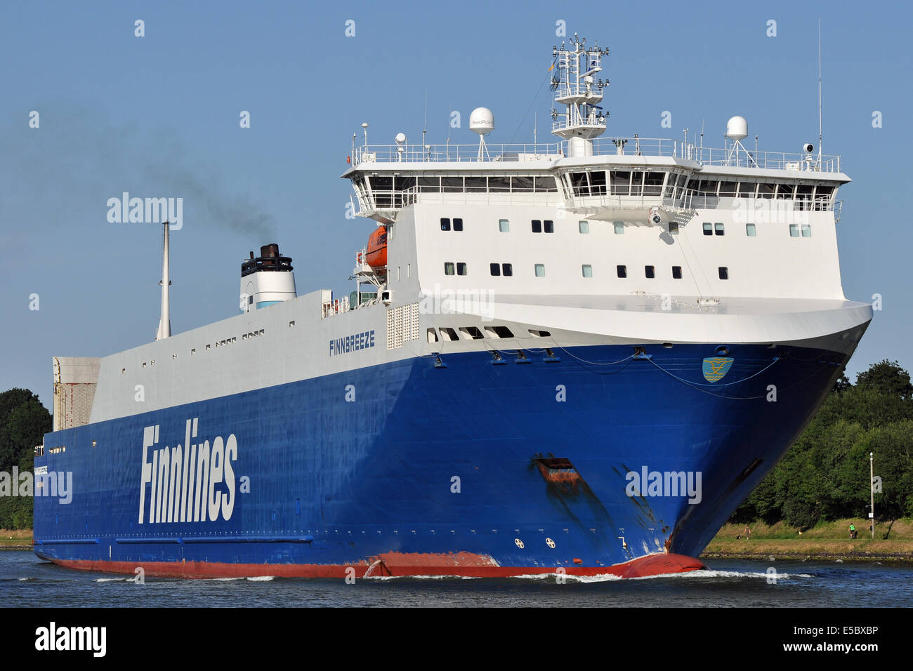 RoRo-vessel Finnbreeze Stock Photo