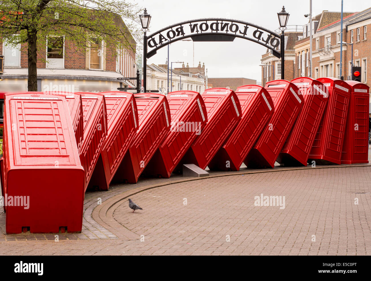 Kingston Phone booths Stock Photo Alamy