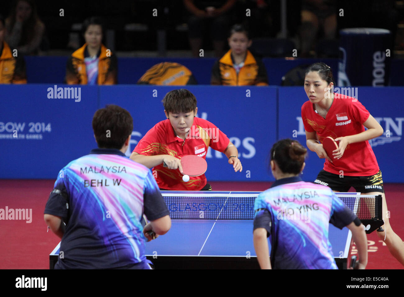 Glasgow Scotland Uk 27th July 2014 Glasgow Commonwealth Games