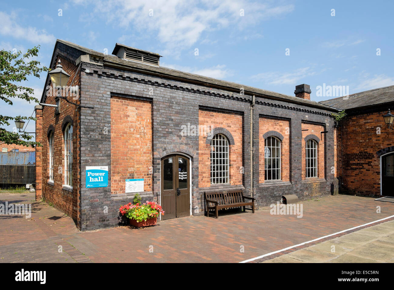 Power Hall at National Waterways Museum at Ellesmere Port, Cheshire, England, UK, Britain Stock Photo