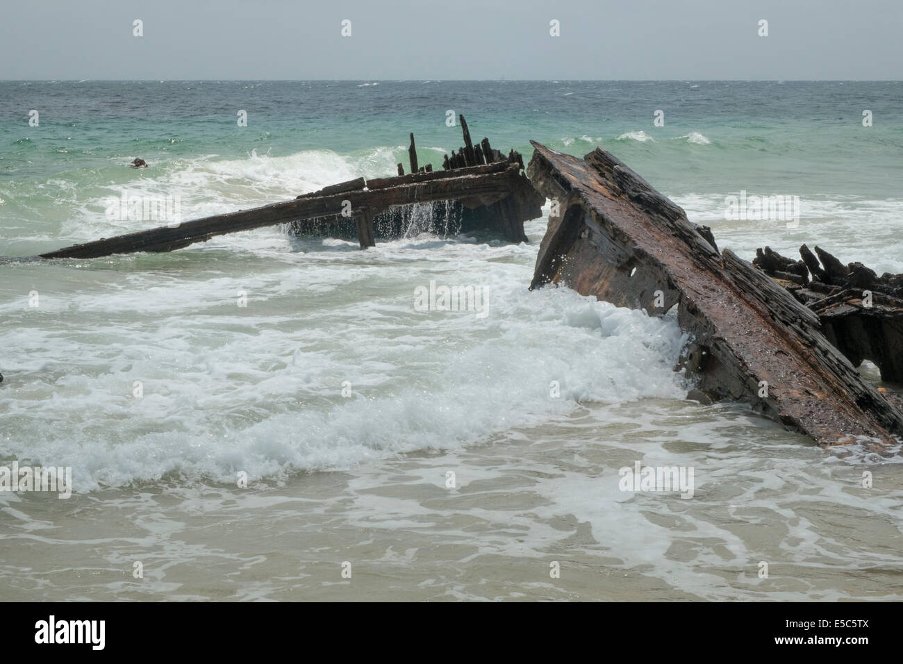 Bulwer Wrecks, Moreton Island Stock Photo Alamy