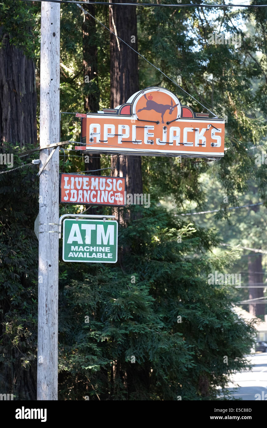 Apple Jack's, La Honda California Stock Photo Alamy
