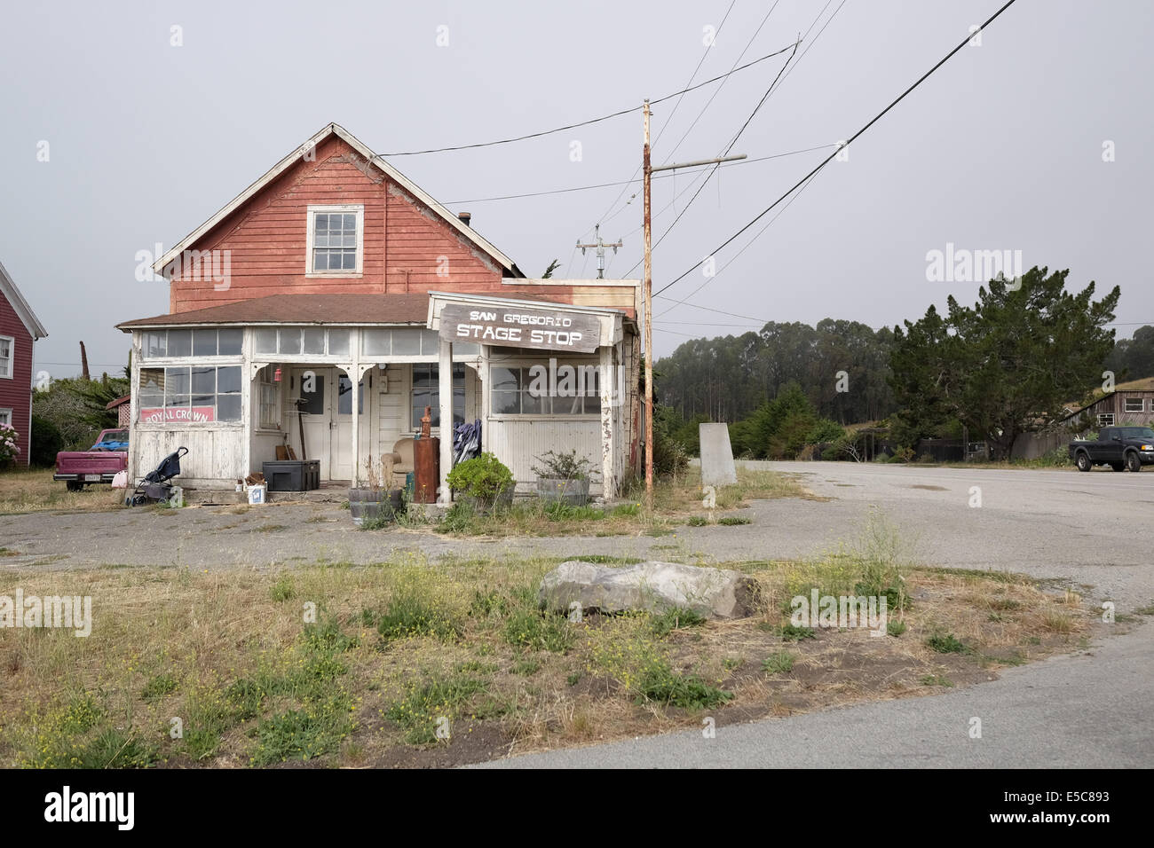 San Geronimo California. San Geronimo San Geronimo Stage Stop Stock