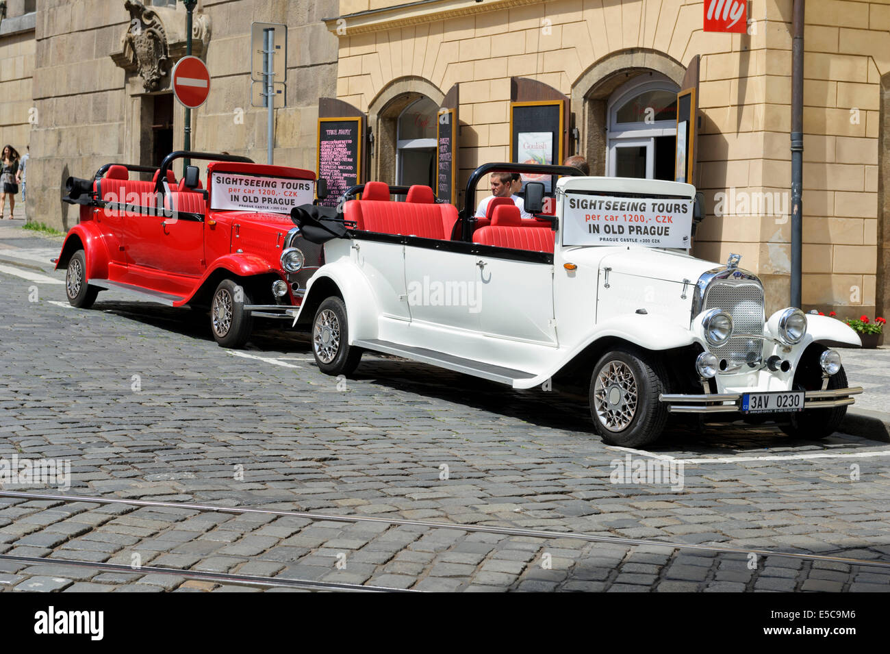 Customized cars for hire for tourists to explore the City of Prague