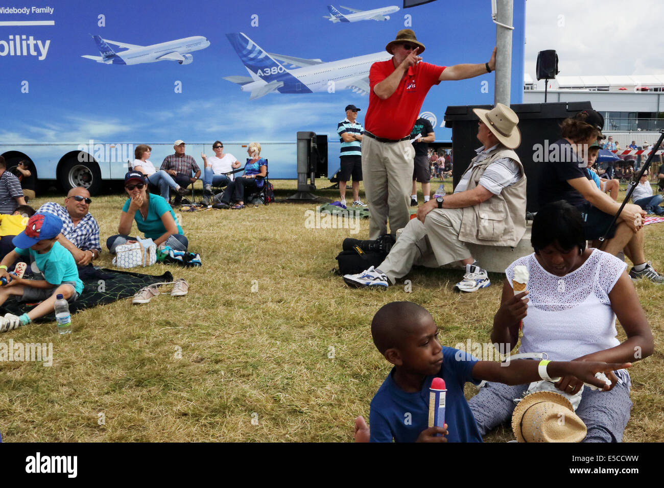airbus A380, farnborough air show 2014, UK  Photo : pixstory Stock Photo