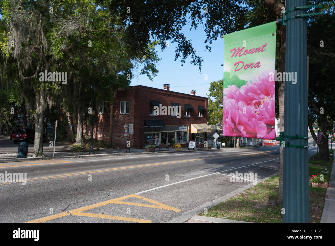 City Streets of Mount Dora Florida Stock Photo Alamy
