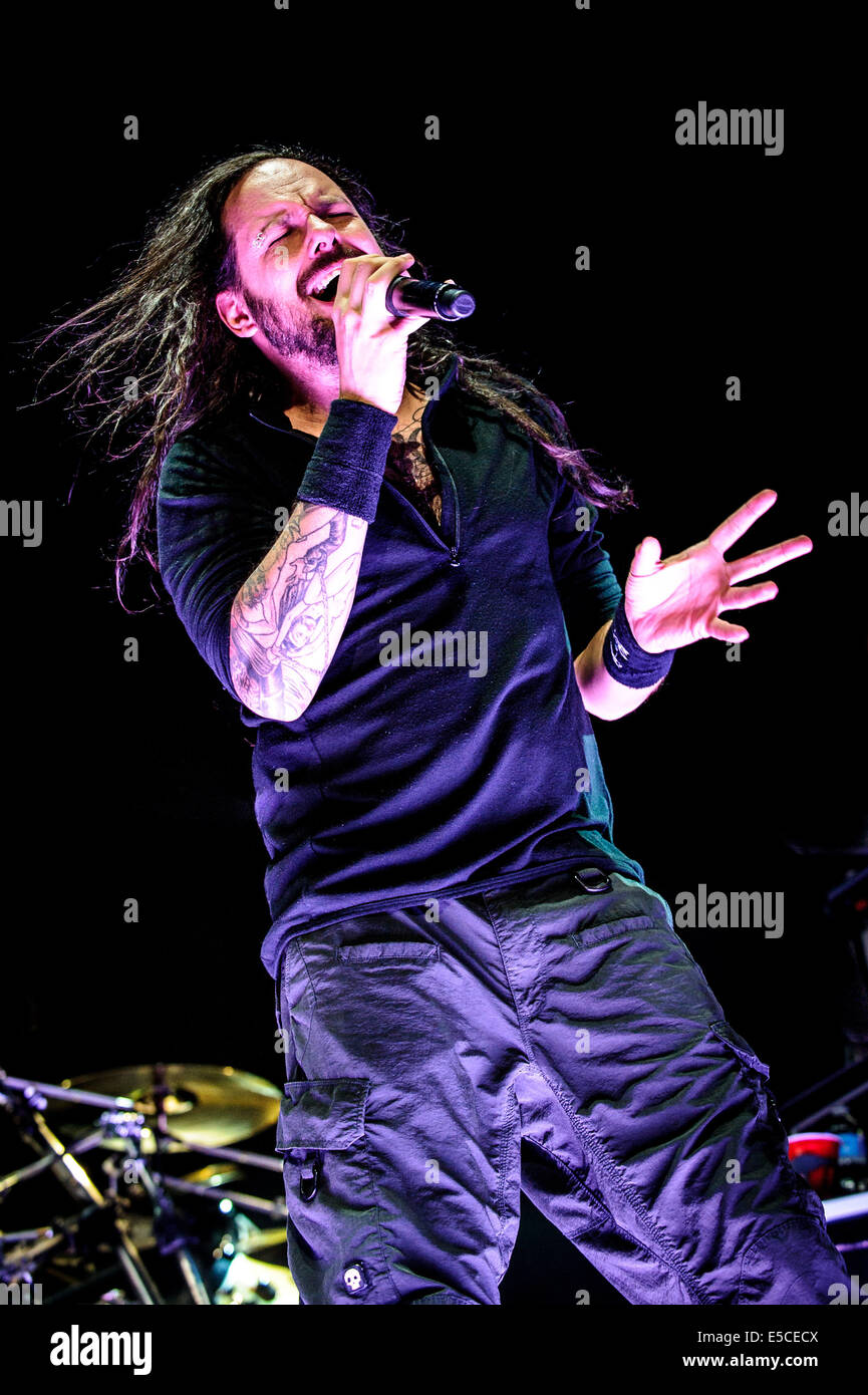 Toronto, Ontario, Canada. 25th July, 2014. American nu metal band KORN ...