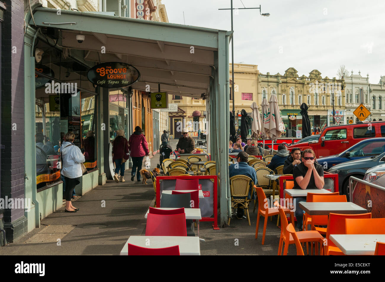 Street Cafe in Williamstown, Victoria, Australia Stock Photo Alamy