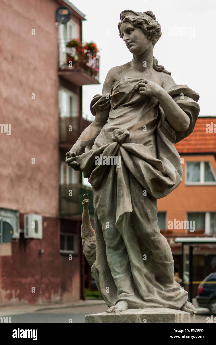 Juno Statue, Ilawa, Poland Stock Photo Alamy