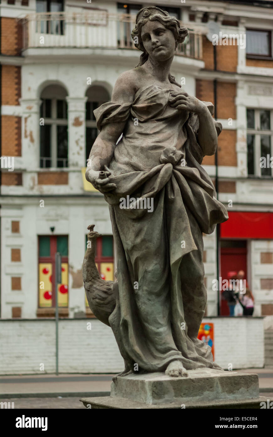 Juno Statue, Ilawa, northern Poland Stock Photo