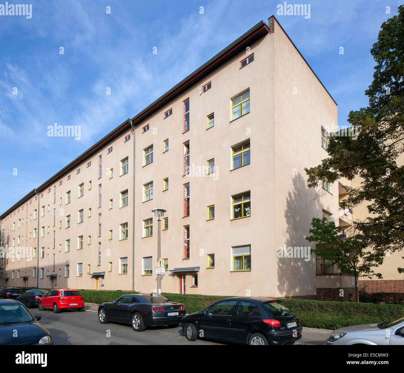Carl Legien Housing Estate, Modernism, New Objectivity, UNESCO World Heritage Site, Prenzlauer Berg, Berlin, Germany Stock Photo