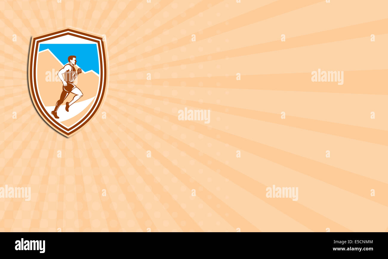 Marathon runner business card Cut Out Stock Images & Pictures Alamy