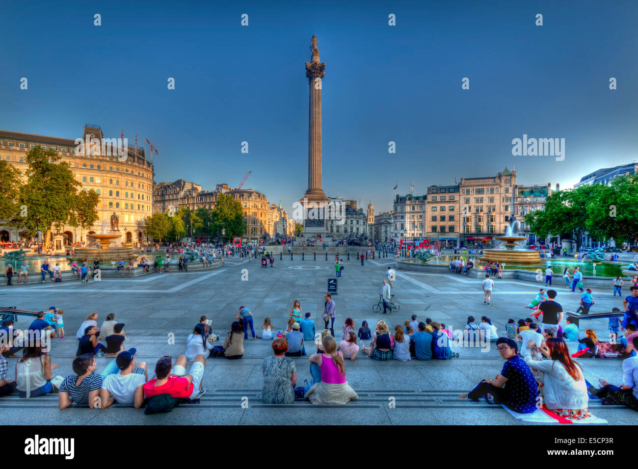 Trafalgar Square, London, England Stock Photo - Alamy