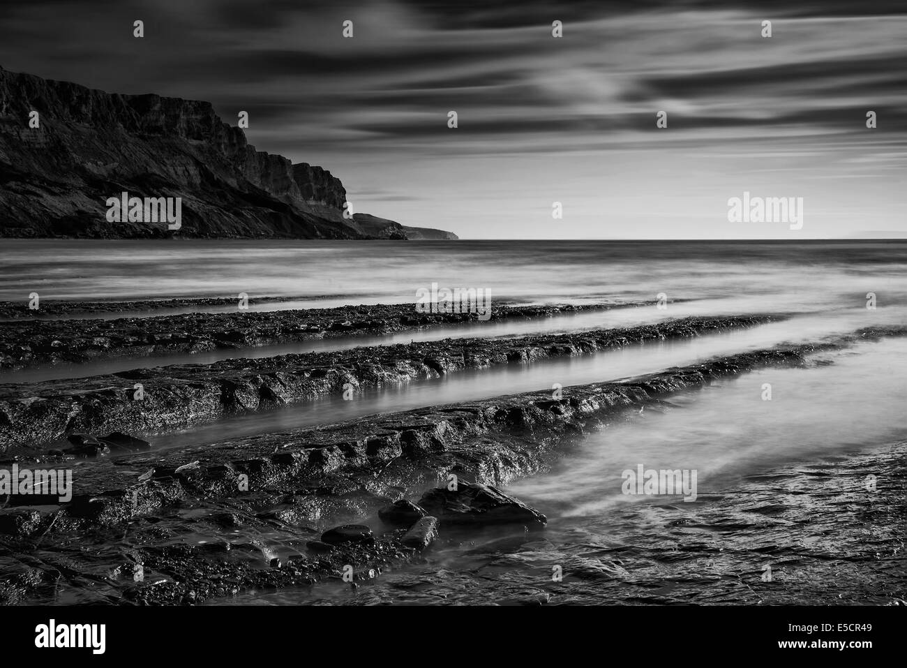 Black and white sunset hi-res stock photography and images - Alamy