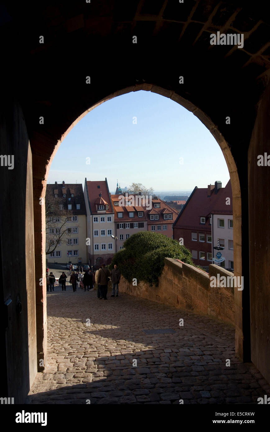 The Burg (Castle), Nuremberg, Bavaria, Germany Stock Photo