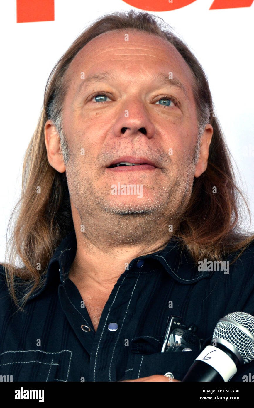 Greg Nicotero attends the FOX Press Breakfast press conference of the movie 'The Walking Dead' on July 25, 2014 at the roof lounge of the Andaz Hotel in San Diego during the San Diego Comic-Con International. Stock Photo