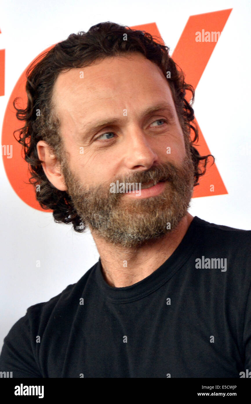 Andrew Lincoln Attends The Fox Press Breakfast Press Conference Of The Series The Walking Dead On July 25 2014 At The Roof Lounge Of The Andaz Hotel In San Diego During The