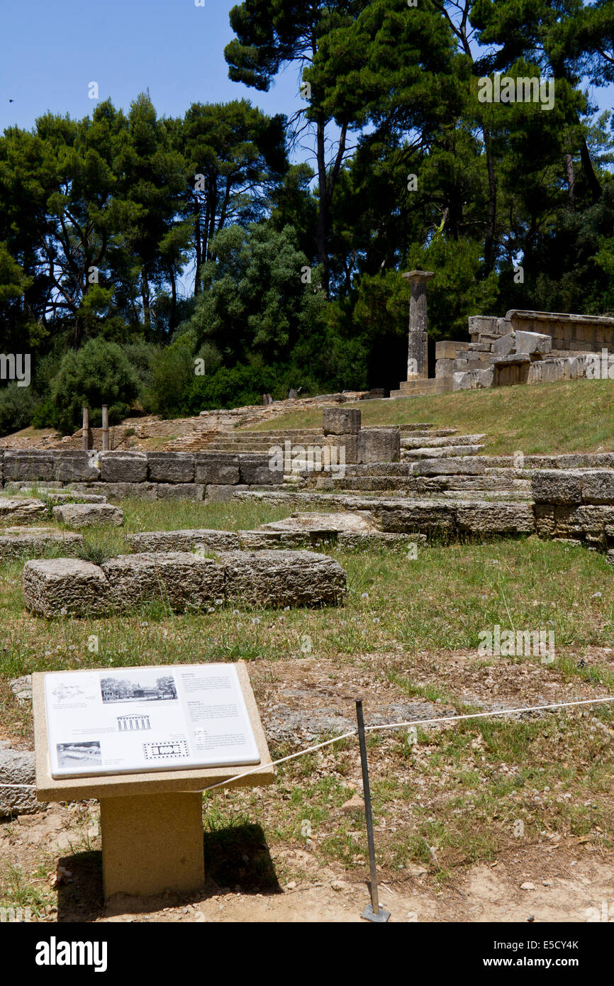 Olympia Greece site of the ancient Olympic Games Stock Photo - Alamy