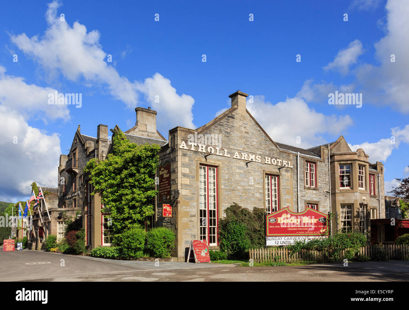 Atholl Arms hotel 1832. Blair Atholl, Perth and Kinross, Scotland, UK, Britain Stock Photo